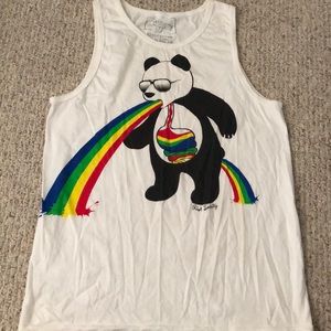 Rainbow pant tank top